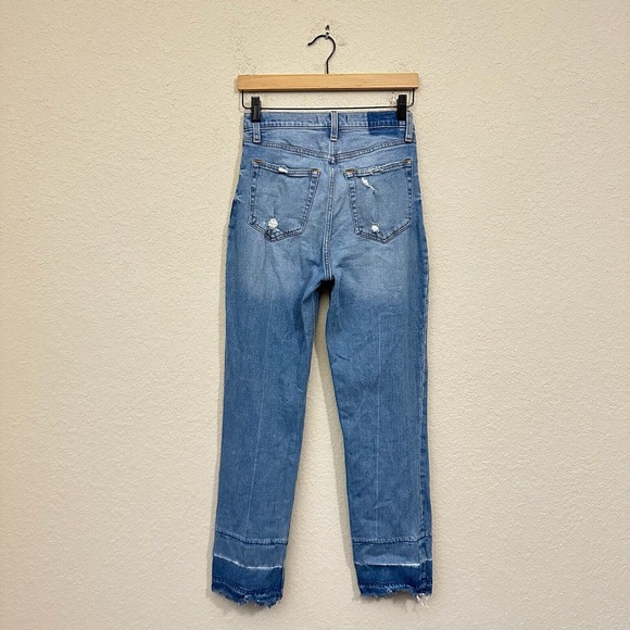 ABERCROMBIE & FITCH Curve Love The Ultra High Rise Ankle Straight Jeans - Picture 6 of 12